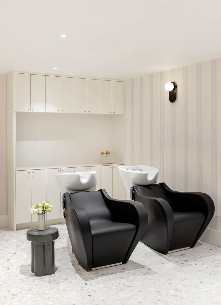 Wish Dry Bar Vancouver hair washing stations